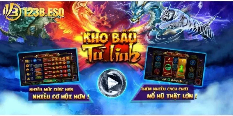 Khám phá nổ hũ đổi thưởng kho báu tứ linh